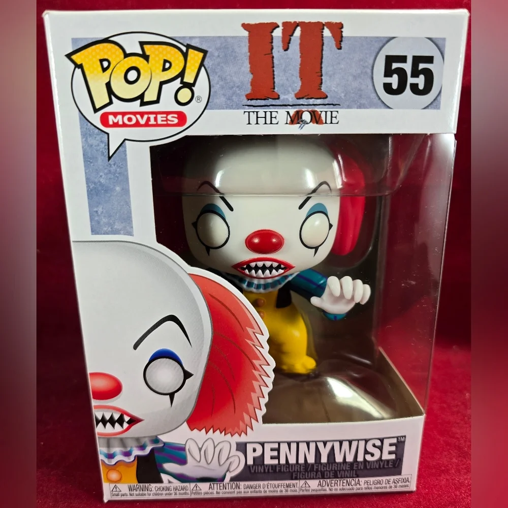 Funko Pop! Pennywise # 55 (Nib) With Pop Protector - Picture 2 of 7
